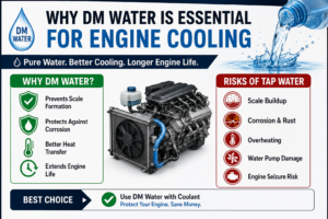 DM Water Engine Cooling preventing overheating and corrosion