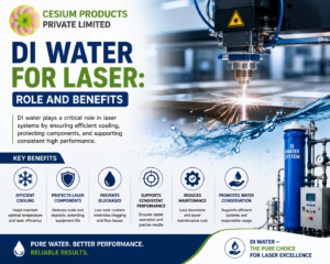 DI water system used for efficient laser cooling and equipment protection