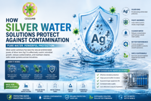Silver water solutions protect against microbial contamination